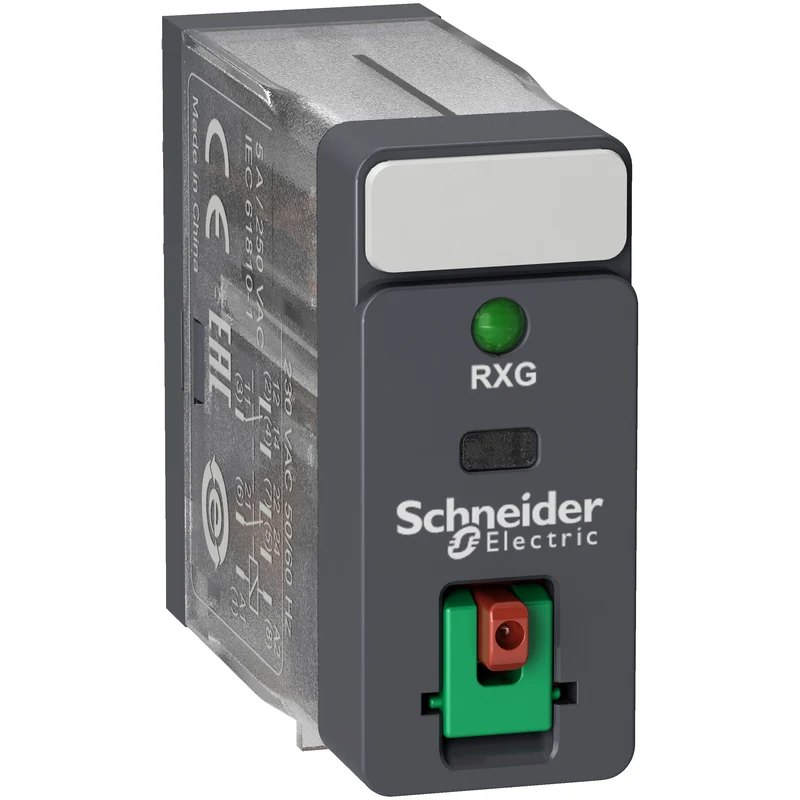 RELAY PLUG-IN 2 C/O STANDARD WITH LED 120VAC 5 A