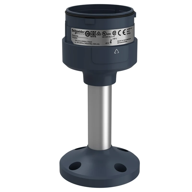 MODULAR TOWER LIGHT ALUMINUM MTG PLATE W/100MM POLE BLACK