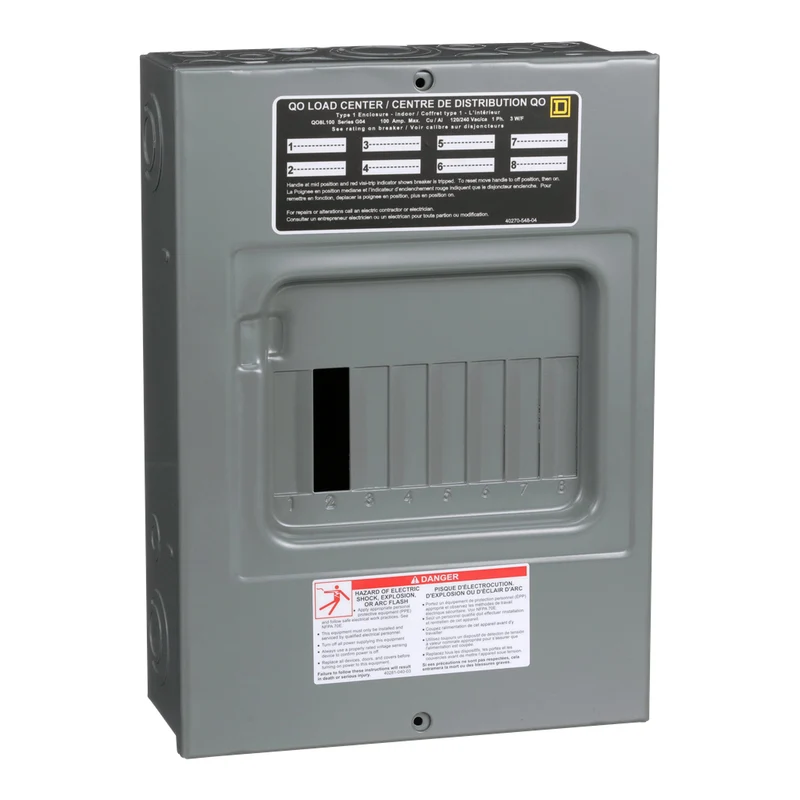 LOAD CENTER 8/15C 100A 1PH 3W 120/240V MAIN LUGS NEMA-1 SURFACE