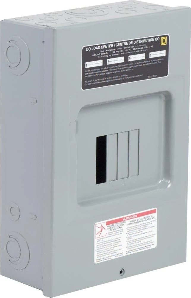 LOAD CENTER 4/8C 100A 1PH 3W 120/240V MAIN LUGS NEMA-1 SURFACE