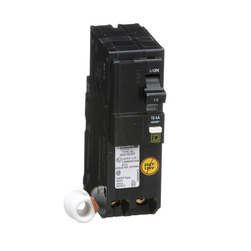 BREAKER QO 15A 2P 120V COMBINATION ARC FAULT INTERRUPTER