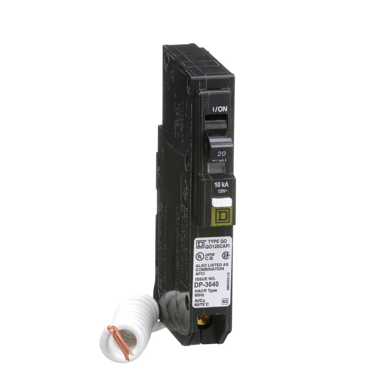 BREAKER QO 20A 1P 120V COMBINATION ARC FAULT INTERRUPTER