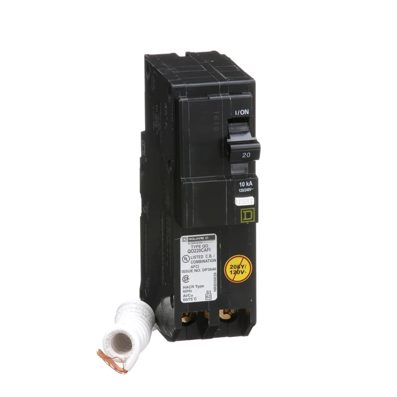 BREAKER QO 20A 2P 120V COMBINATION ARC FAULT INTERRUPTER