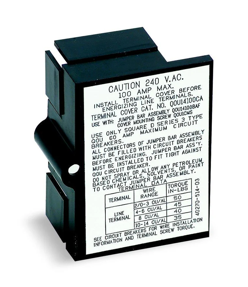 BAR JUMPER KIT FOR 100A 4P CIRCUIT BREAKER