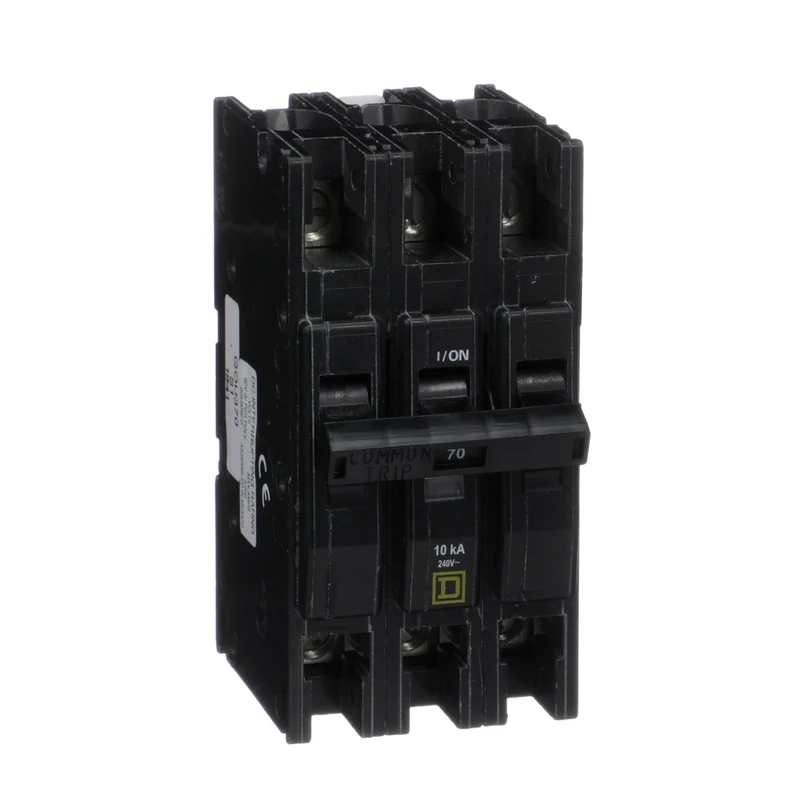 BREAKER QOU 70A 3P 240VAC VISI-TRIP INDICATOR
