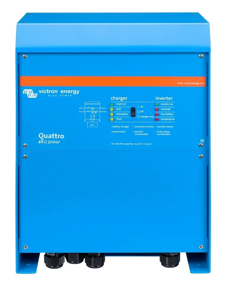 Victron Energy Quattro 48/5000/70-100/100 120V VE.Bus | QUA485021100