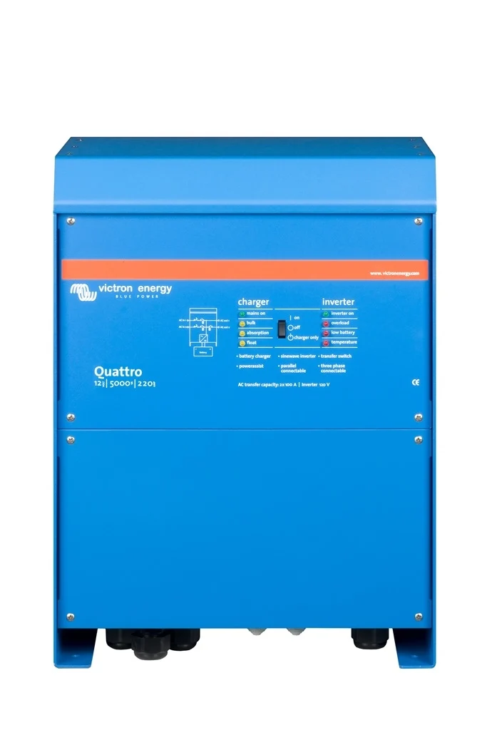 Victron Energy Quattro 12/5000/220-100/100 120V VE.Bus | QUA125021100