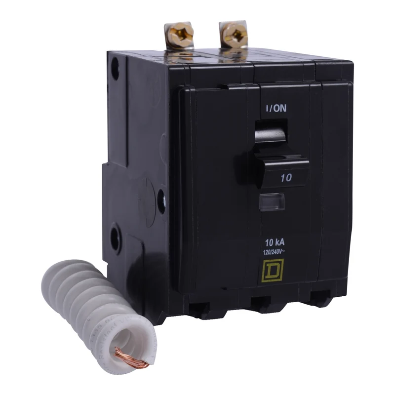 Mini Circuit Breaker, QO, 15A, 3 Pole, 120/240VAC, 10kA, Bolt On, Switch Neutral