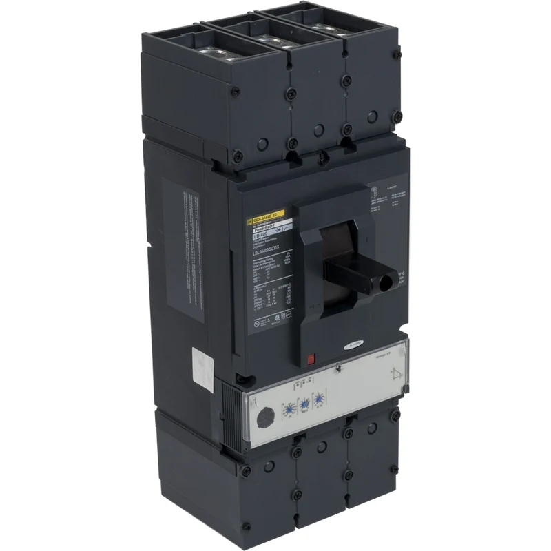 Circuit Breaker, PowerPacT L, 400A, 3 Pole, 600VAC, 50kA, Lugs, MicroLogic 3.3, 100%