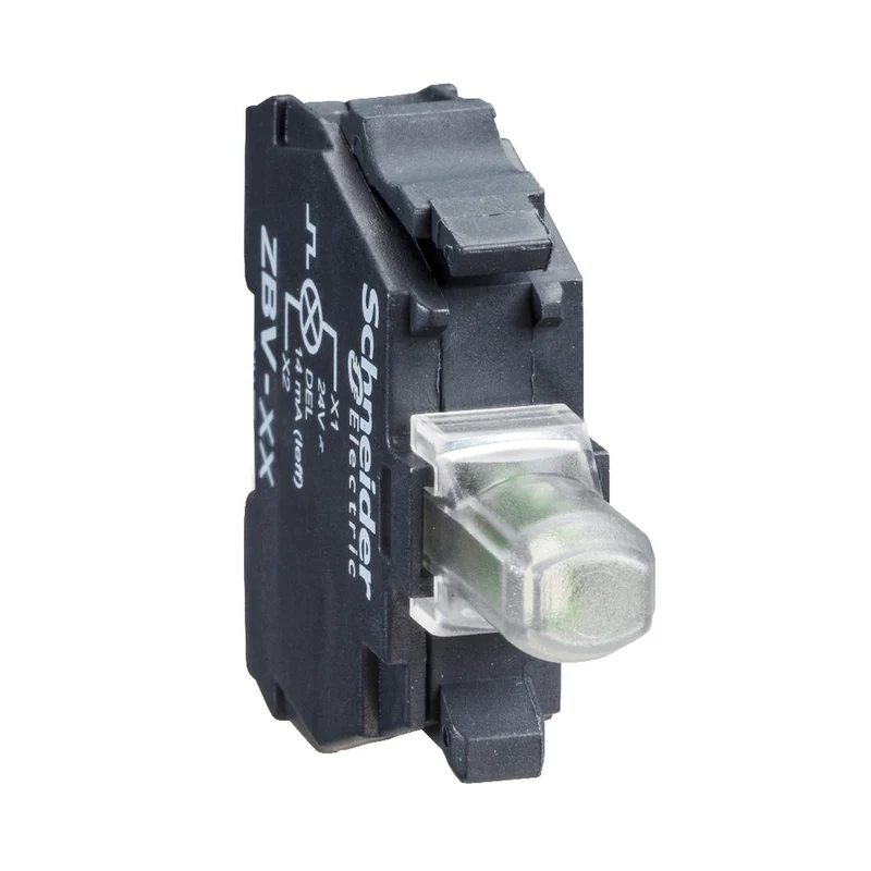Harmony XB4, Light Block For Ø22, Red, LED, 12...24 V AC/DC, For North America