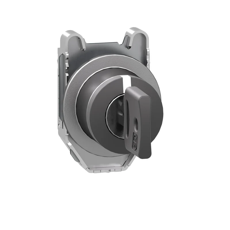 Head For Selector Switch, Harmony XB4, Flush Mounted Black 3 Position Return Right To Center