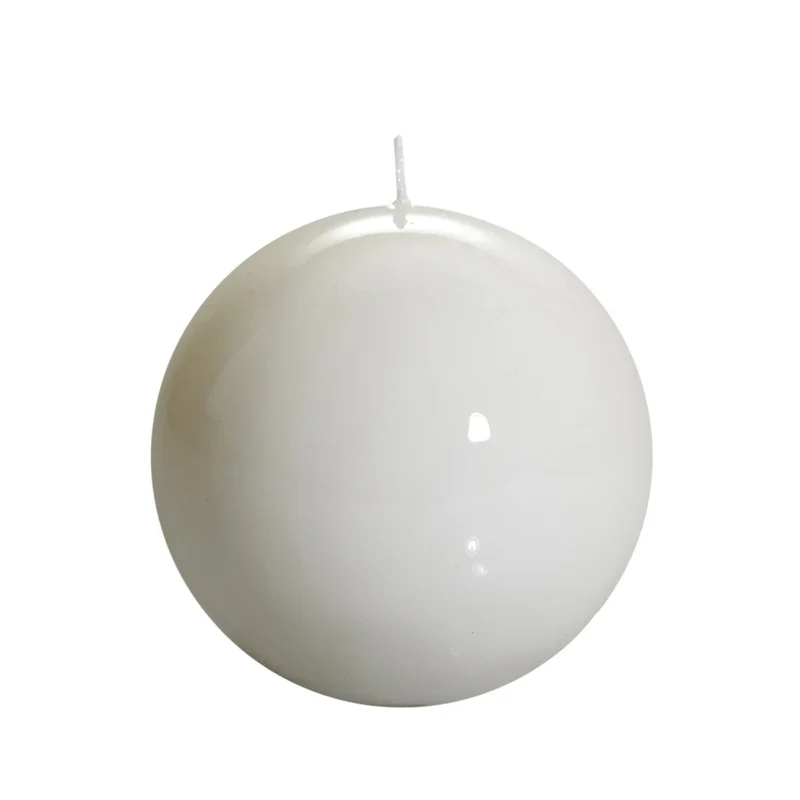 Bougie ronde laquée colorée 120 mm et son coffret