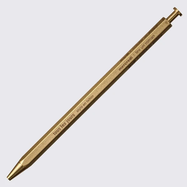 Stylo à bille en laiton DAYS 0.5 mm - Mark'Style Tokyo