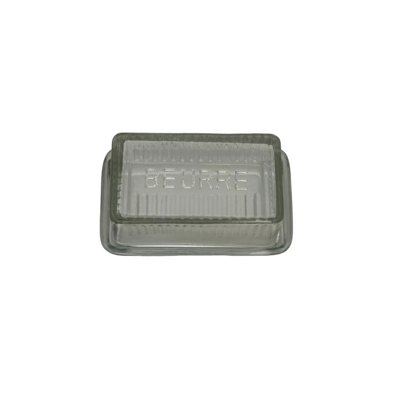 Beurrier en verre esprit vintage