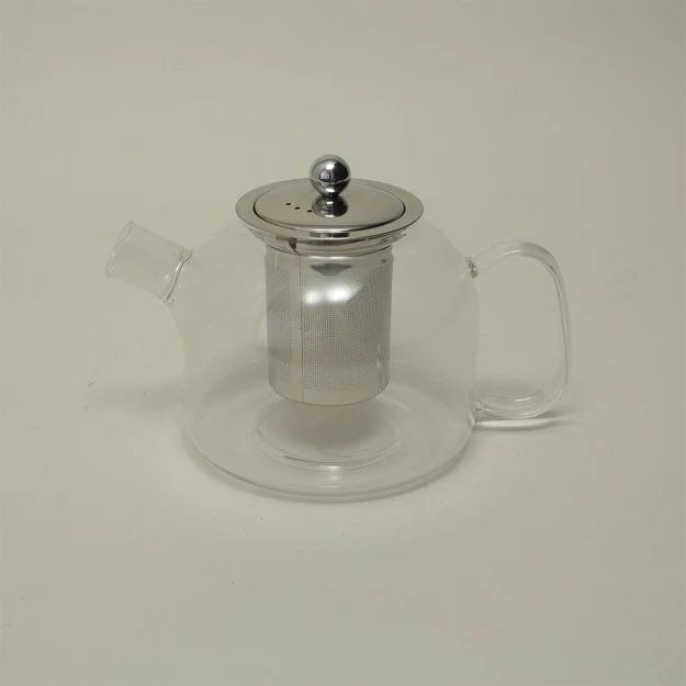 Théière en verre au design épuré