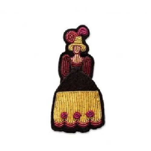 Broche Madame 6,3 x 3 cm - Macon & Lesquoy