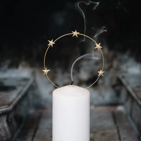 Bijoux de bougies décoratives en laiton - Boncoeurs