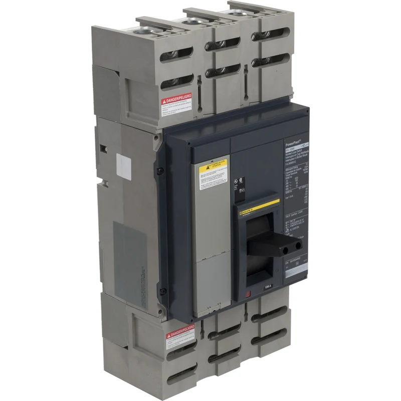 Automatic Switch, PowerPacT P, 1000A, 3 Pole, 600VAC, 25kA, Lugs, Magnetic