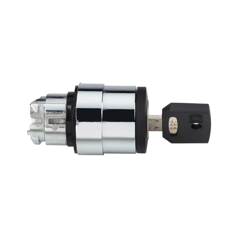 Key Switch Selector Head, Harmony XB4, Metal, Black, 22mm, Special Key, 2 Positions, Stay Put