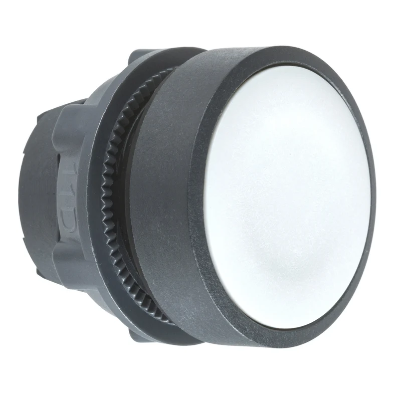 Head For Non Illuminated Push Button, Harmony XB5, Grey Flush, 22mm, Spring Return, Unmarked