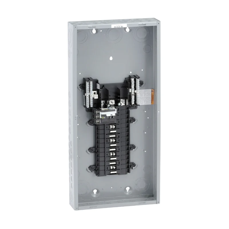 Load Center, QO, 3 Phase, 27 Spaces, 27 Circuits, 100A Convertible Main Breaker, NEMA1