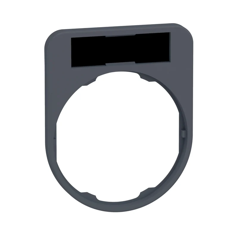 Legend Holder 40x50mm For Flush Mounted Heads, Harmony XB5, Plastic, With Legend 8x27mm, Unmarked