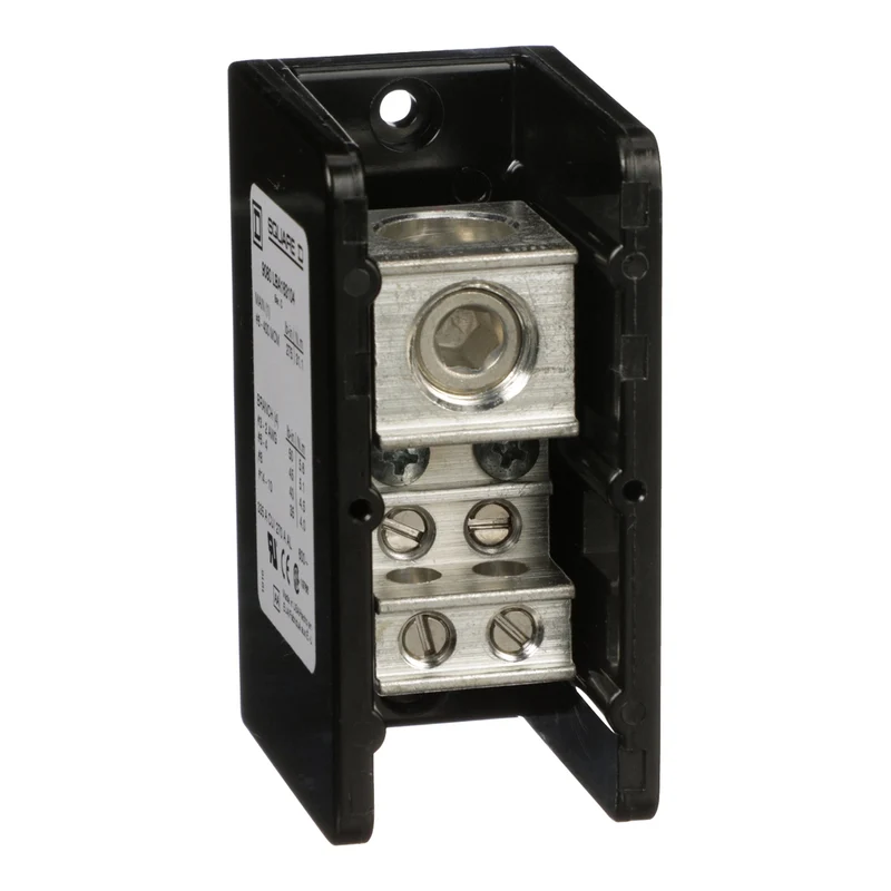 Power Distribution Block, Linergy, 1 Pole, 1 Line, 4 Load, 335A Cu, 270A Al, 600V