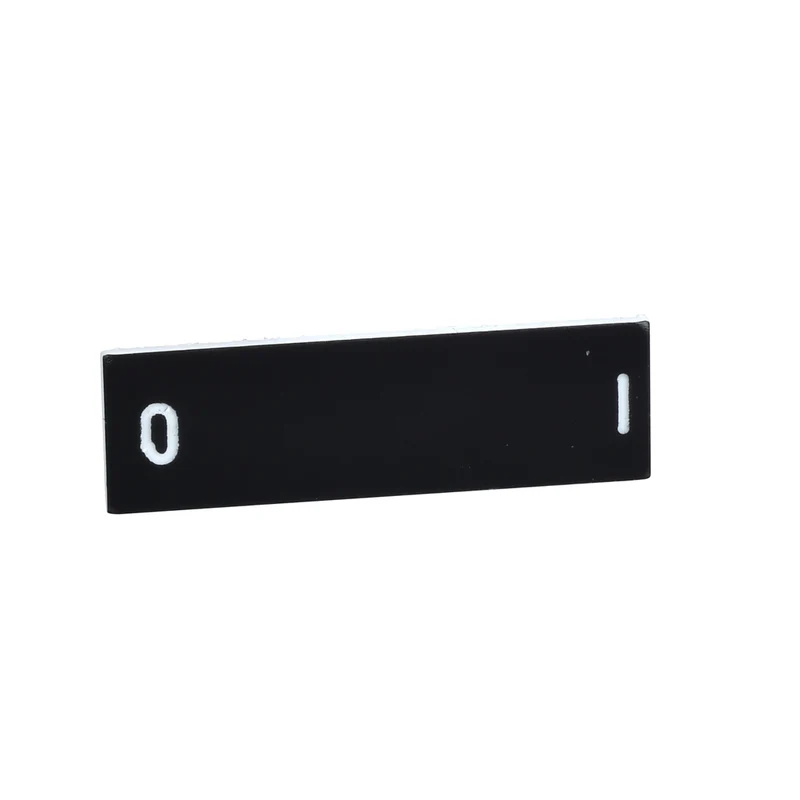Marked Legend, Harmony XB4, Harmony XB5, Black, 8 X 27 Mm, For Holder 30 X 40mm, White Marked O I