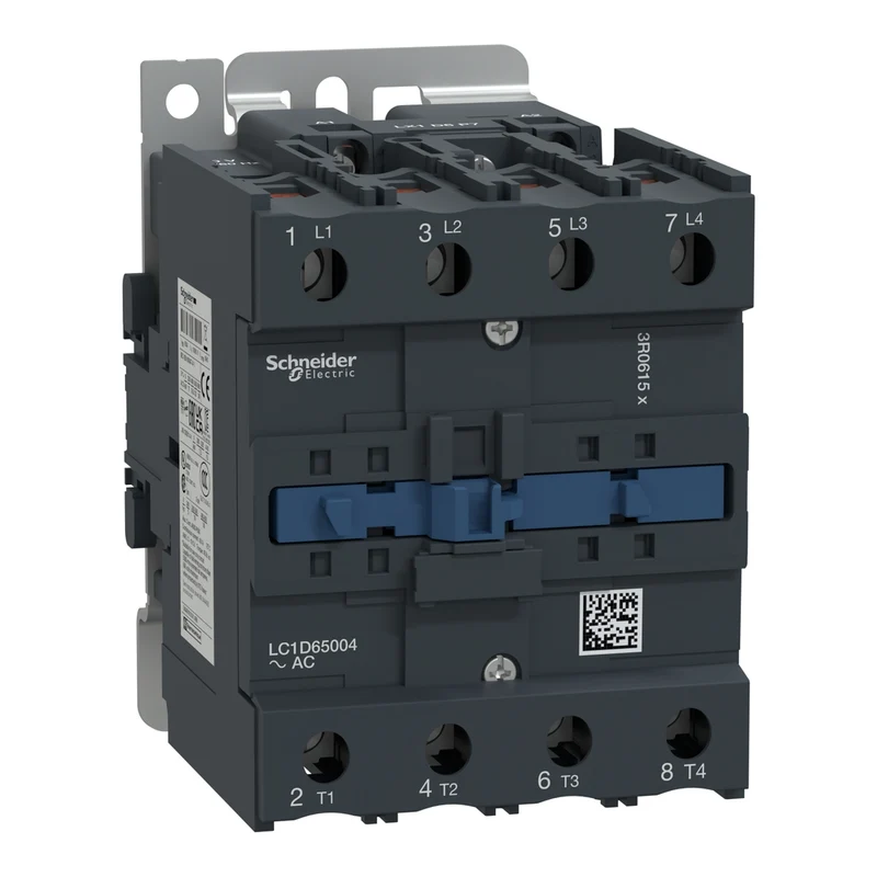 IEC Contactor, TeSys D, Nonreversing, 80A Resistive, 4 Pole, 4 NO, 110VAC 50/60Hz Coil, Open Style