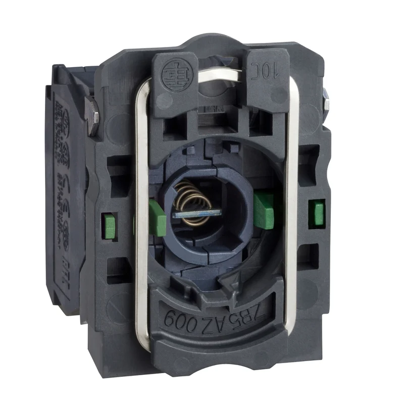 Complete Body/Contact Assembly And Light Block, Harmony XB5, XB4, With Body/Fixing Collar, BA9s Bulb, 250V, 2NO