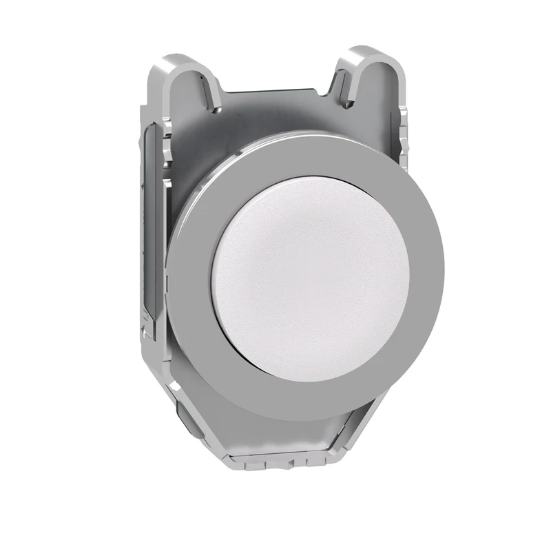 Head For Non Illuminated Push Button, Harmony XB4, Flush Mounted White Projecting Pushbutton