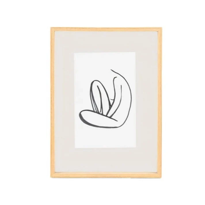 Cadre photo rectangulaire en bois 30X42 cm - plusieurs coloris