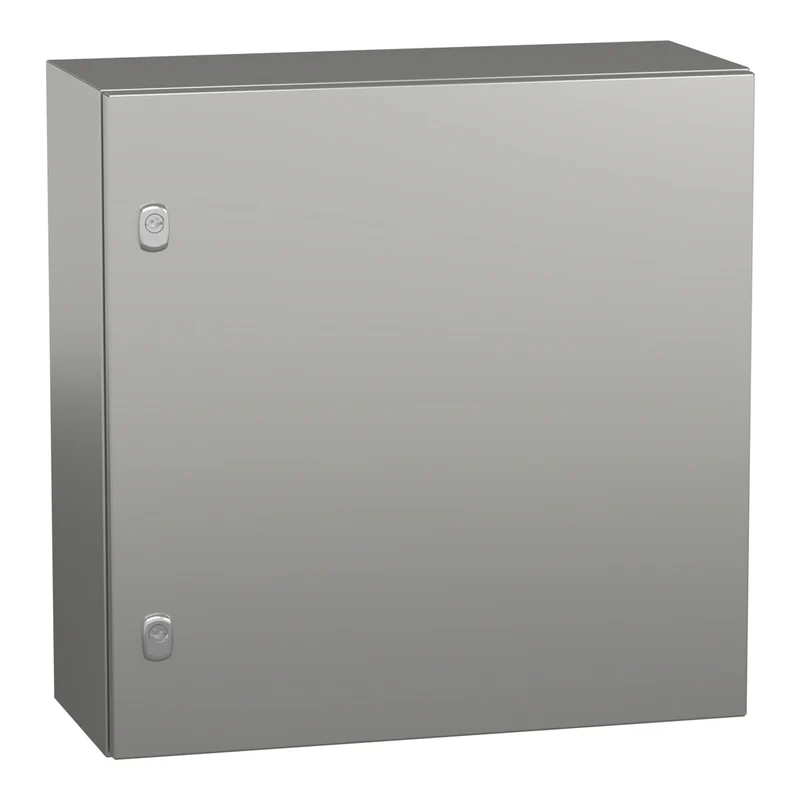 Wall Mounted Enclosure, PanelSeT S3X, Stainless Steel 316L, Plain Door, 600x600x250mm, IP66