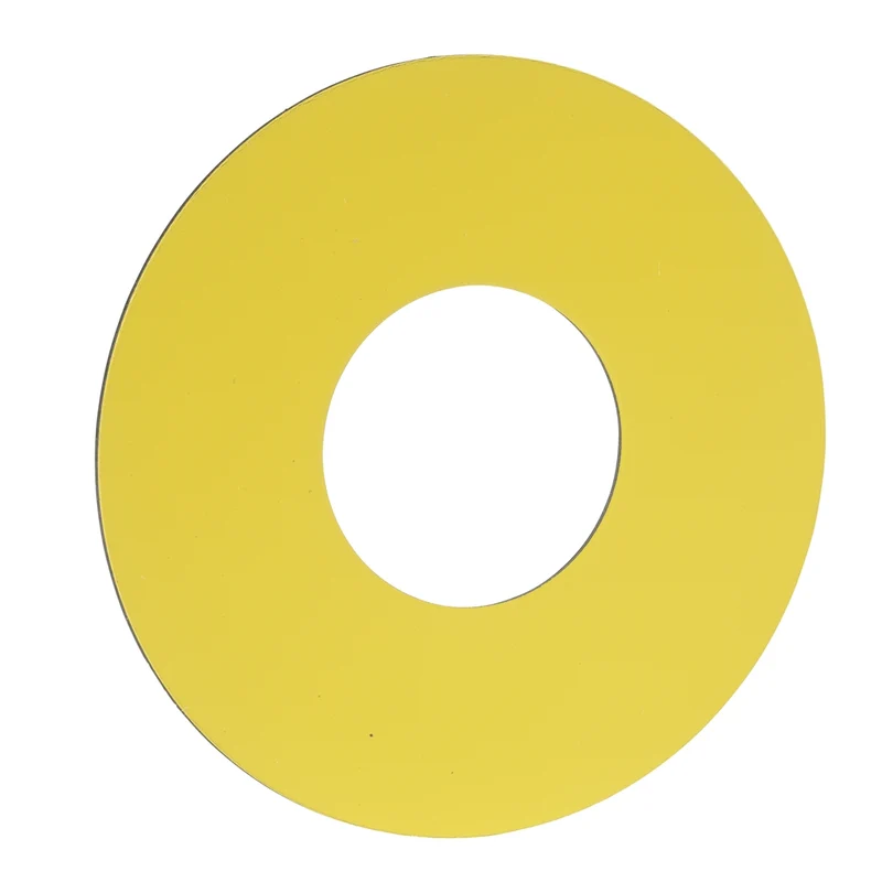Unmarked Legend, Harmony XAC, Plastic, Yellow, 22mm Push Button, 60mm Label, Unmarked