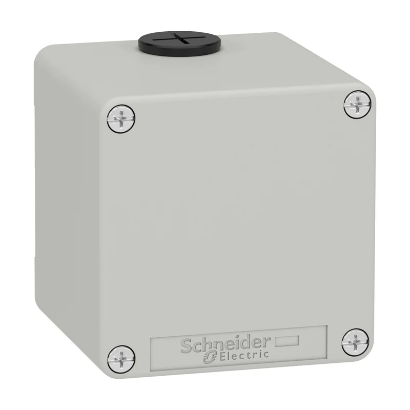 Die Cast Empty Control Station, Harmony XAP, XB2 SL, Zinc Alloy, Grey, M20, Undrilled, 80x80x77mm, UL CULus
