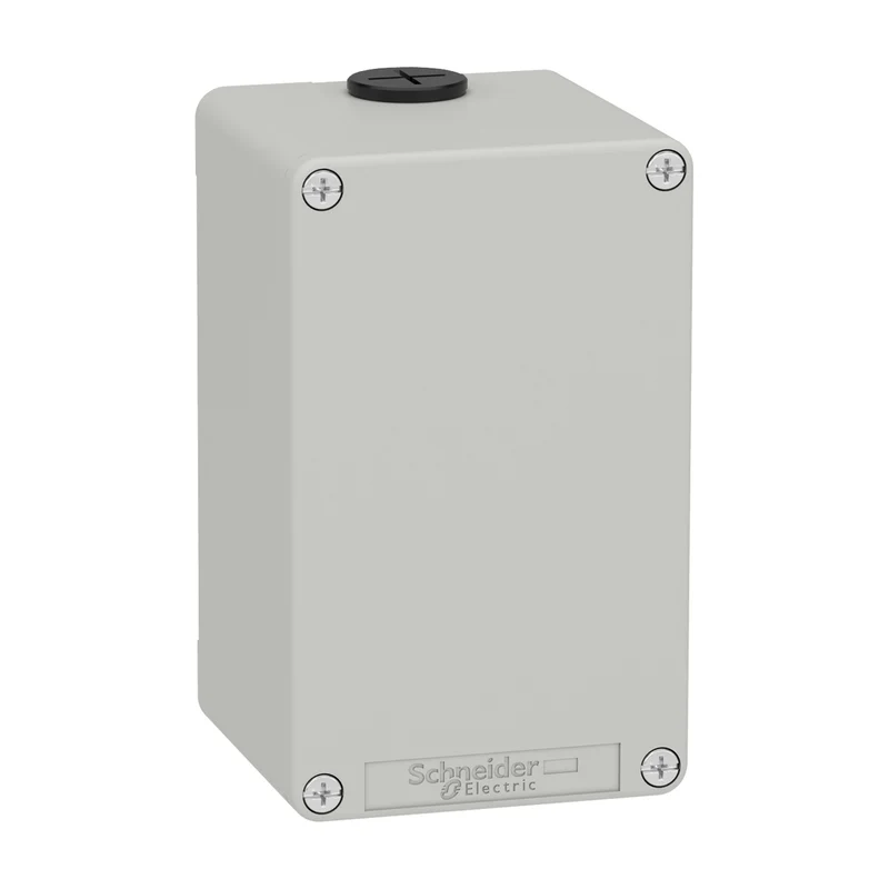Die Cast Empty Control Station, Harmony XAP, XB2 SL, Zinc Alloy, Grey, M20, Undrilled, 80x130x77mm, UL CULus