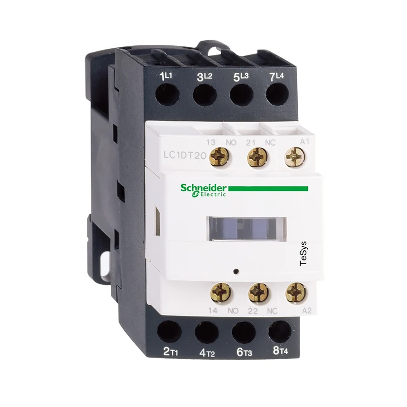 IEC Contactor, TeSys D, Nonreversing, 20A Resistive, 4 Pole, 4 NO, Low Consumption 48VDC Coil, Open Style