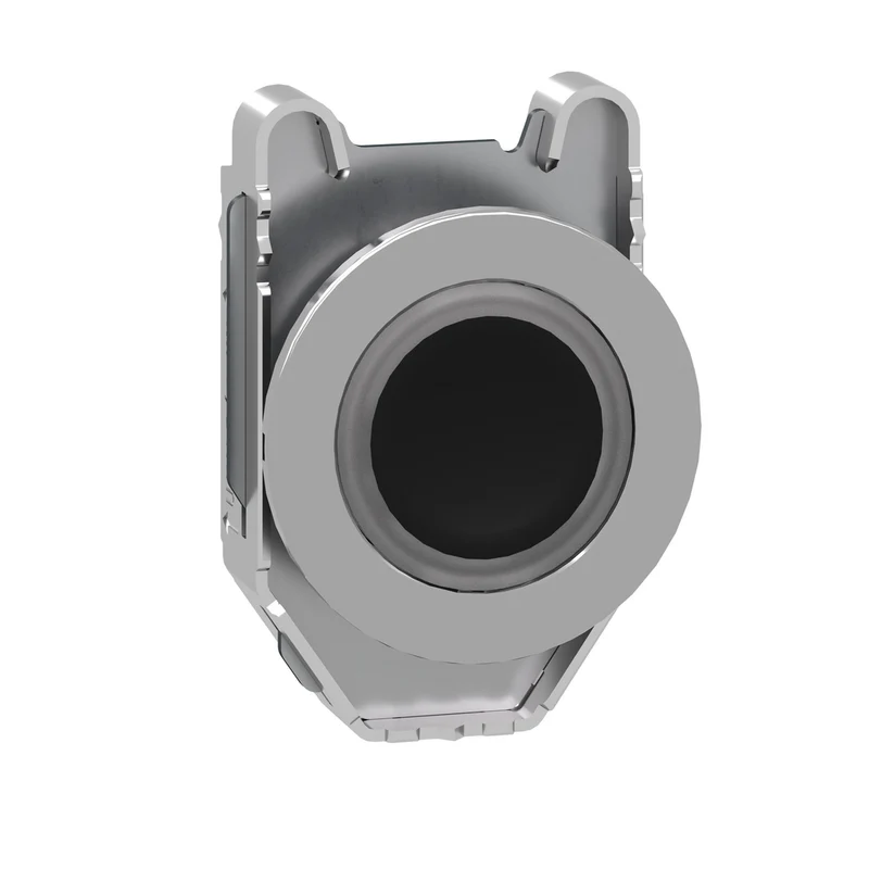 Head For Illuminated Push Button, Harmony XB4, Plastic, White Flush, 30mm, Universal LED, Spring Return, Illuminated Ring