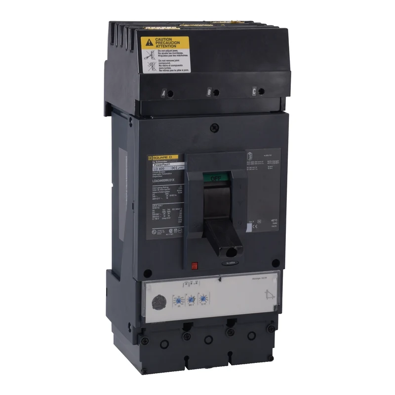 Circuit Breaker, PowerPacT L, 250A, 3 Pole, 600VAC, 14kA, I-Line, MicroLogic 3.3, 100%, ABC