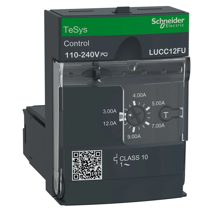 Advanced Control Unit, TeSys Ultra, 3A To 12A, 1P Motors, Protection & Diagnostic, Class 10, Coil 110-240VAC/DC