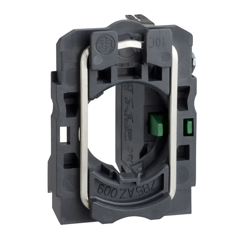 Complete Body Contact Assembly, Harmony XB5, For Push Buttons Or Selector Switches, Single Contact Block With Body Fixing Collar 1 NO Faston Connector