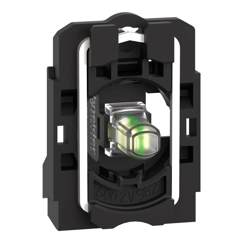 Complete Body Light Block Assembly, Harmony XB5, Plastic, Universal LED, Body Fixing Collar, 230...240V AC
