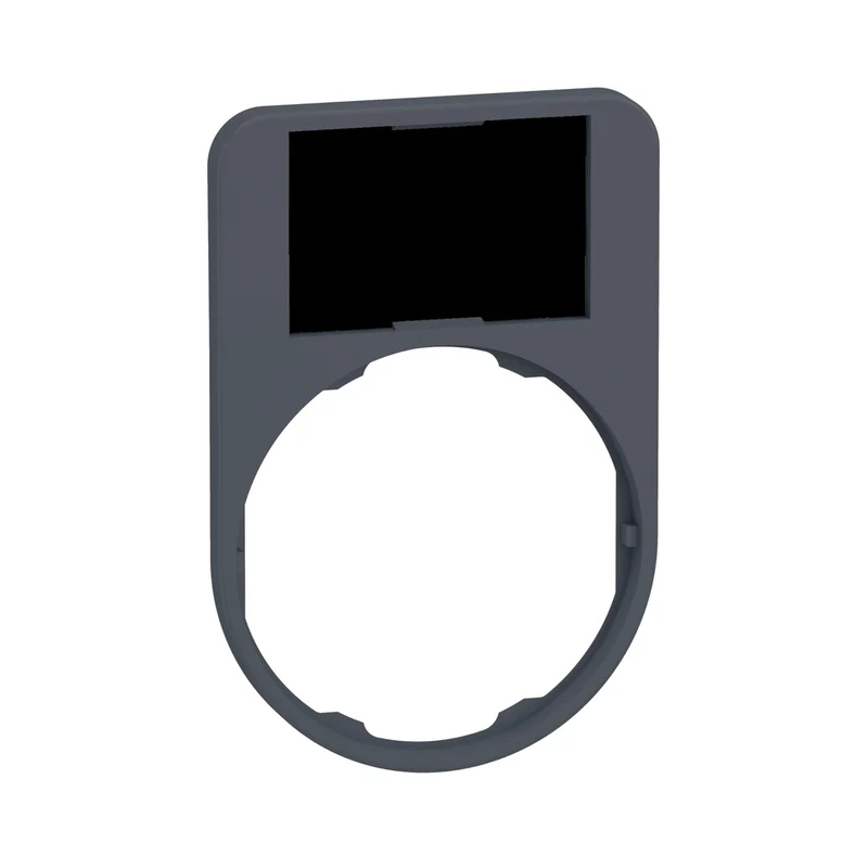 Legend Holder 40x60mm For Flush Mounted Heads, Harmony XB5, Plastic, With Legend 18x27mm, Unmarked