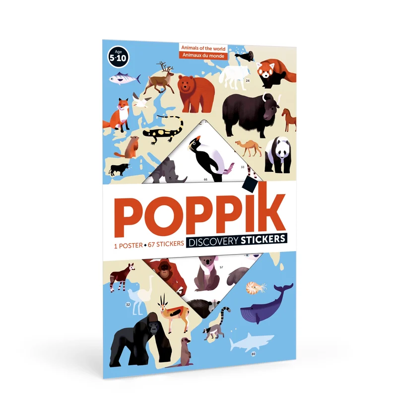 Posters pédagogiques avec stickers repositionnables