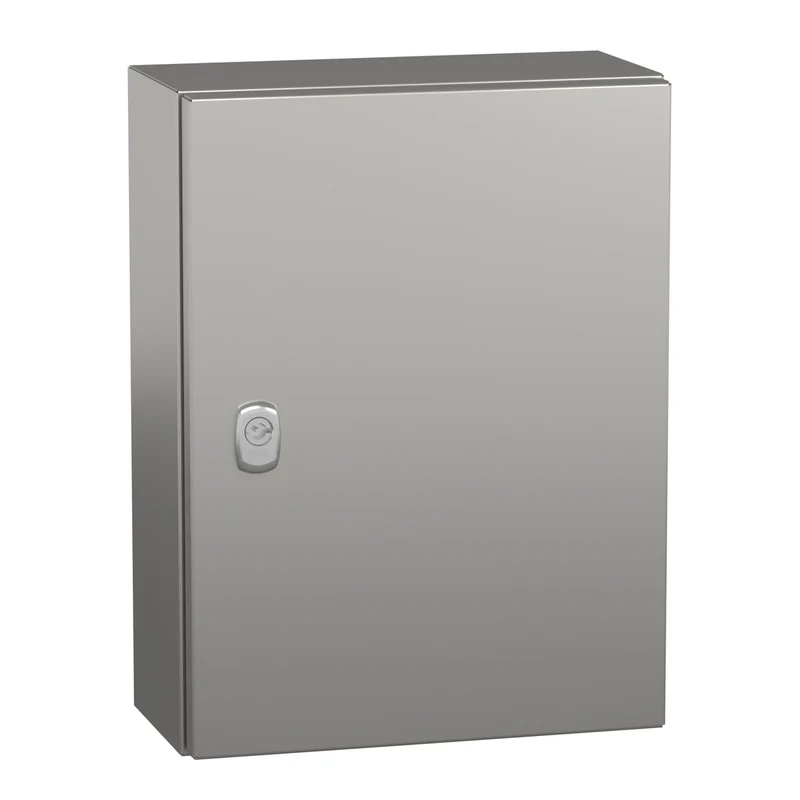 Wall Mounted Enclosure, PanelSeT S3X, Stainless Steel 304L, Plain Door, 400x300x150mm, IP66