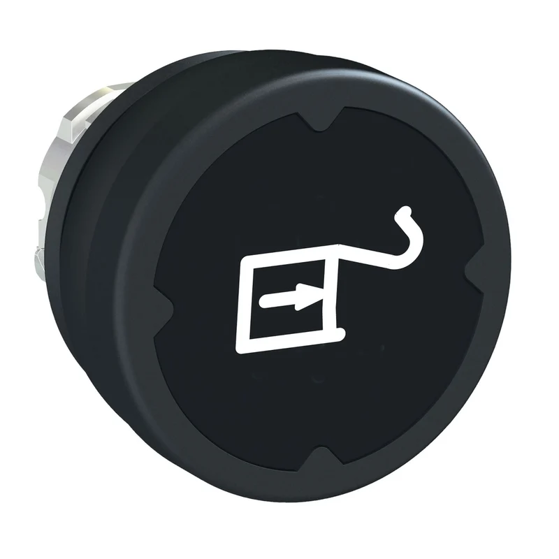 Head For Push Button, Harmony XB4, Push Button Harsh Environment, Black, With Marking Type H015