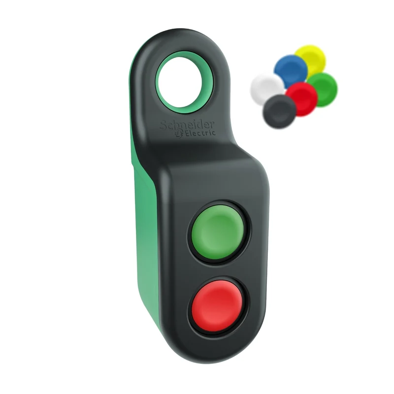 Wireless And Battery Less Handy Box, 1 Simple Action And 1 Double Action Buttons