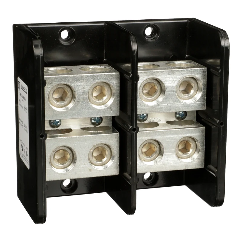 Power Distribution Block, Linergy, 2 Pole, 2 Line, 2 Load, 760A Cu, 620A Al, 600V