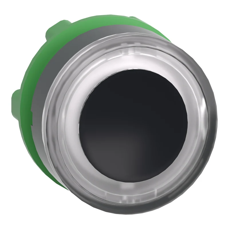 Head For Illuminated Push Button, Harmony XB5, White Flush, 22mm, Universal LED, Spring Return, Illuminated Ring