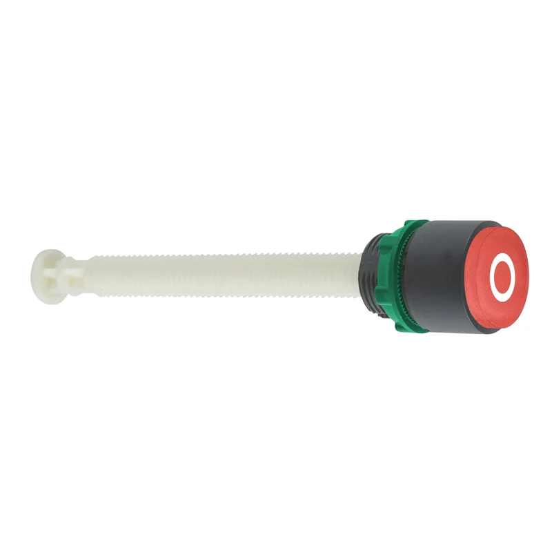 Manual Overload Reset Push Button, Harmony XB5, Red Projecting, 22mm, For 17...120 Mm Actuation Distance